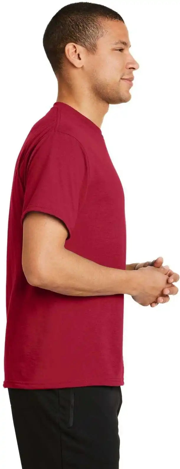 Port &amp; Company Pc381 Performance Blend Tee Red