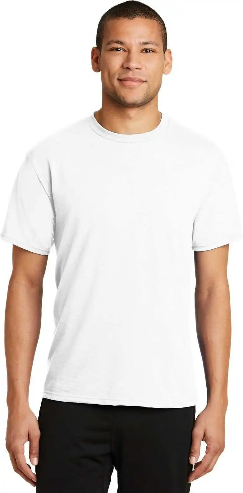 Port &amp; Company Pc381 Performance Blend Tee White