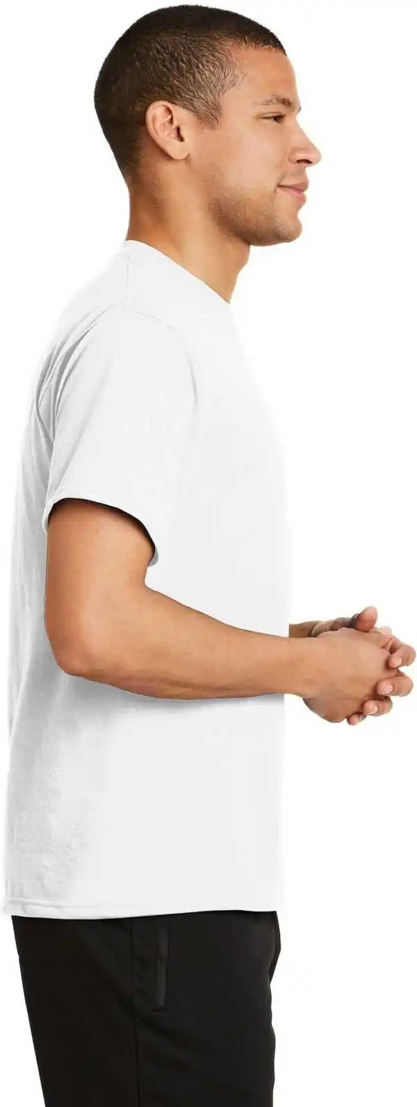 Port &amp; Company Pc381 Performance Blend Tee White