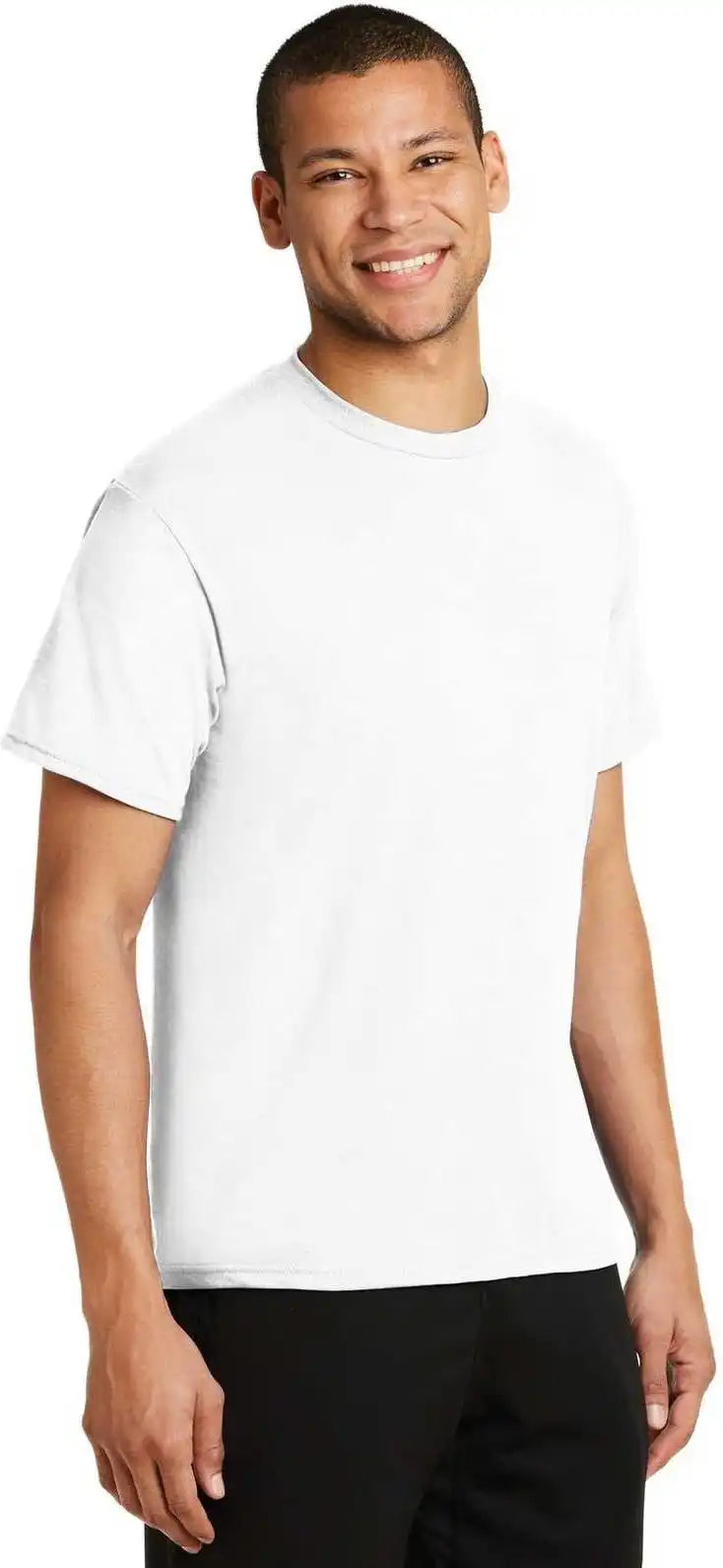 Port &amp; Company Pc381 Performance Blend Tee White