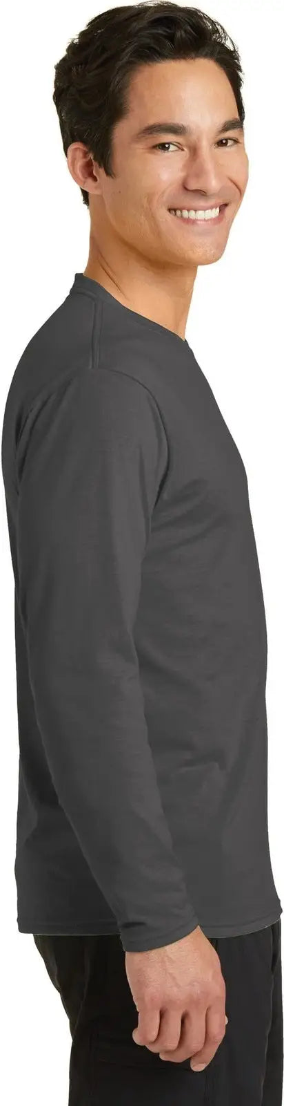 Port & Company Pc381ls co Long Sleeve Performance Blend Tee - Charcoal