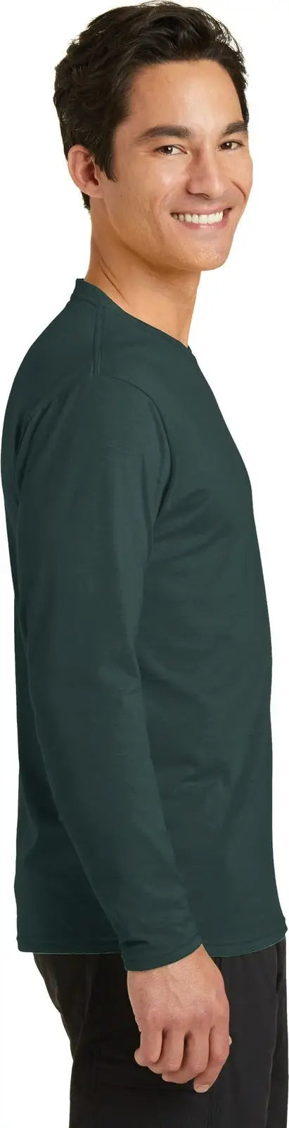 Port & Company Pc381ls co Long Sleeve Performance Blend Tee - Dark Green