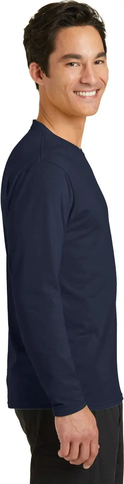 Port & Company Pc381ls co Long Sleeve Performance Blend Tee - Deep Navy