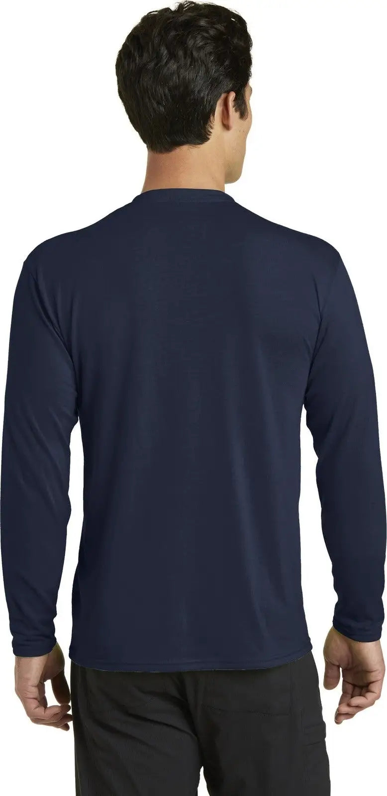 Port & Company Pc381ls co Long Sleeve Performance Blend Tee - Deep Navy