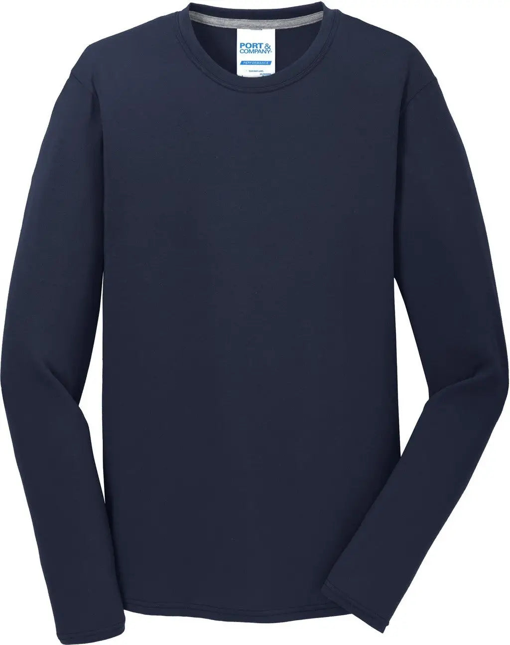 Port & Company Pc381ls co Long Sleeve Performance Blend Tee - Deep Navy