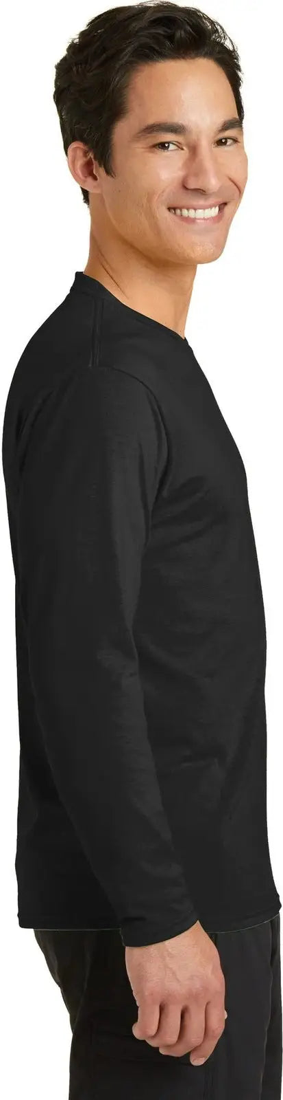 Port & Company Pc381ls co Long Sleeve Performance Blend Tee - Jet Black