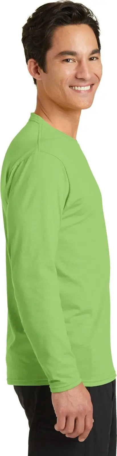 Port & Company Pc381ls co Long Sleeve Performance Blend Tee - Lime