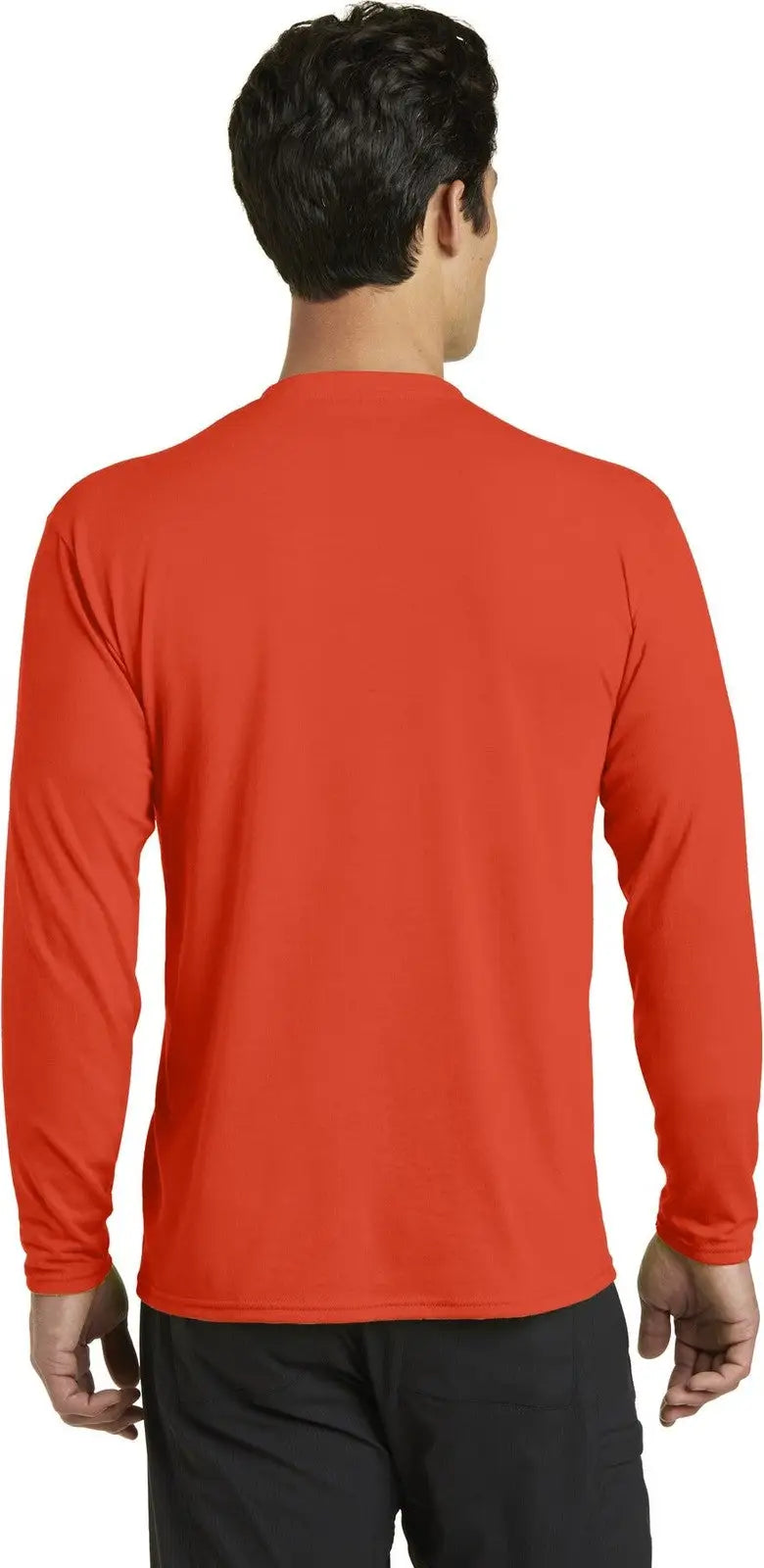 Port & Company Pc381ls co Long Sleeve Performance Blend Tee - Orange