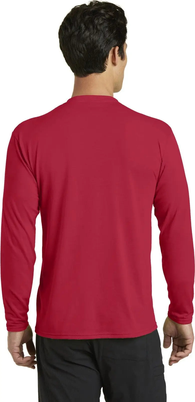 Port & Company Pc381ls co Long Sleeve Performance Blend Tee - Red