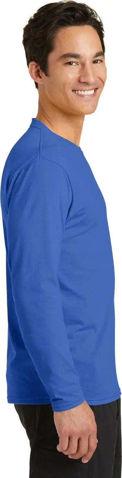 Port & Company Pc381ls co Long Sleeve Performance Blend Tee - True Royal