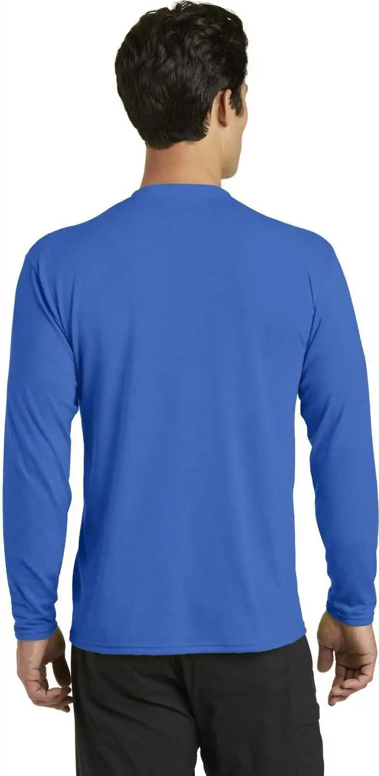 Port & Company Pc381ls Long Sleeve Performance Blend Tee True Royal