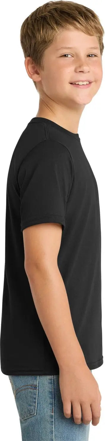 Port & Company Pc381y co Youth Performance Blend Tee - Jet Black