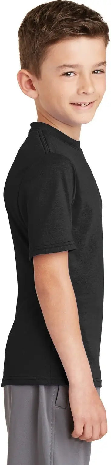 Port & Company Pc381y co Youth Performance Blend Tee - Jet Black