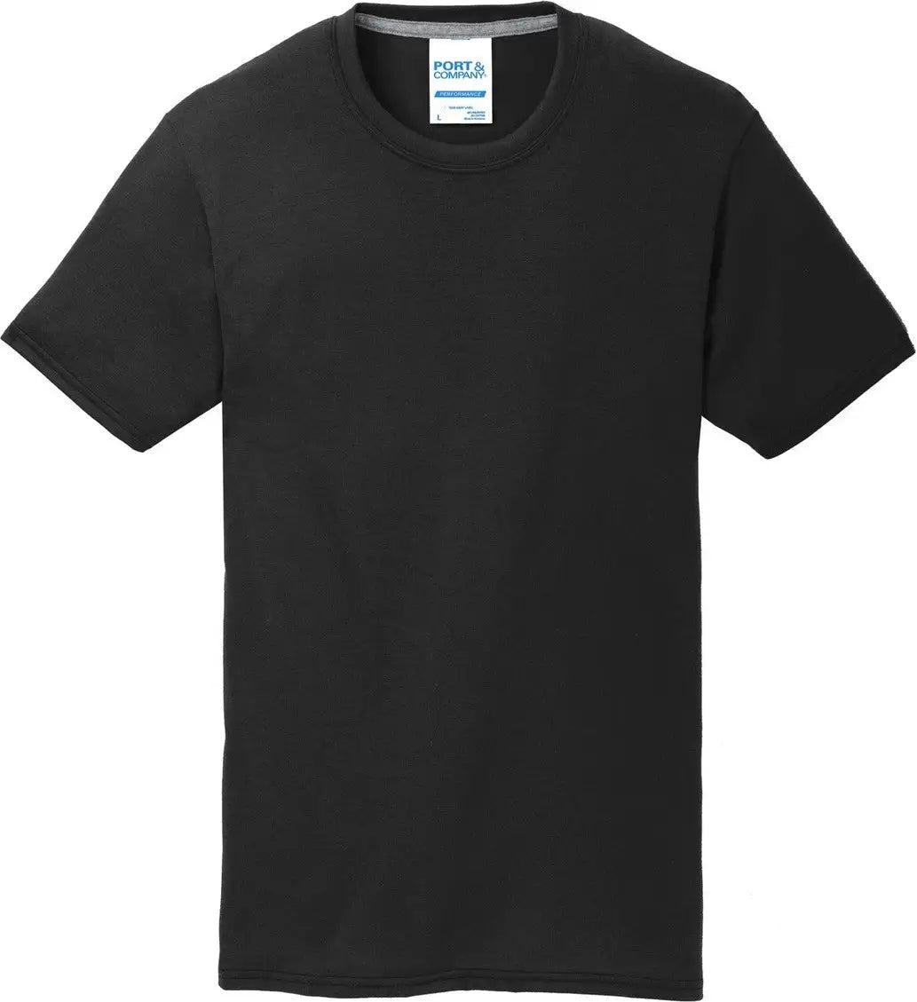 Port & Company Pc381y co Youth Performance Blend Tee - Jet Black