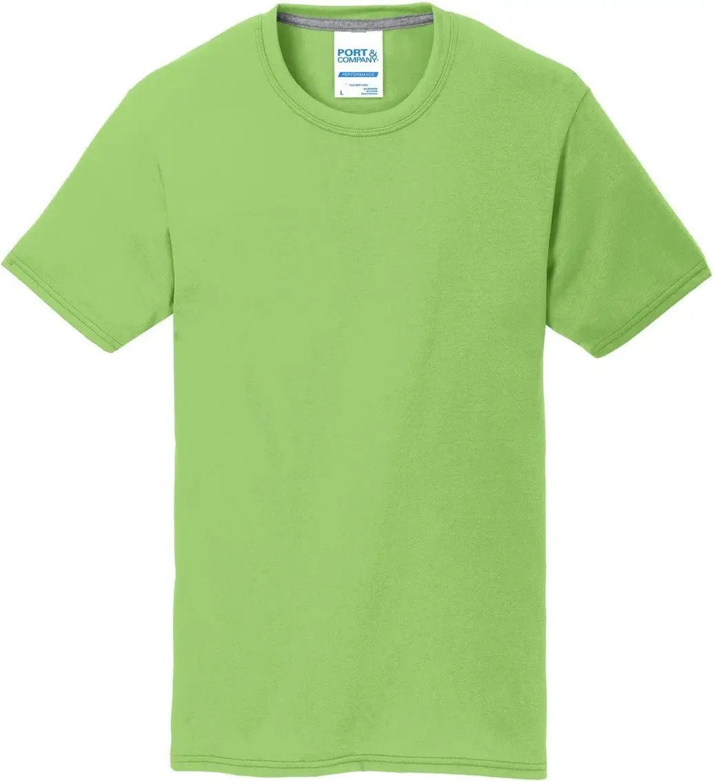 Port & Company Pc381y co Youth Performance Blend Tee - Lime