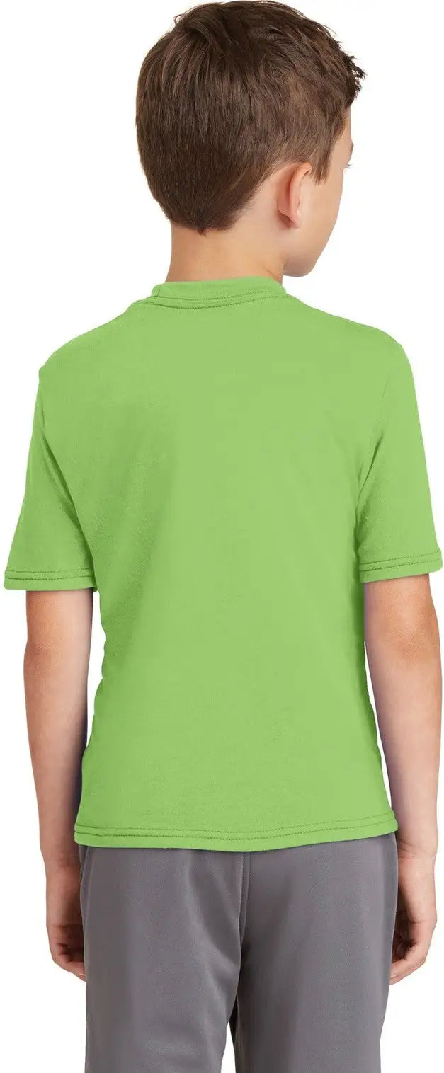 Port & Company Pc381y co Youth Performance Blend Tee - Lime