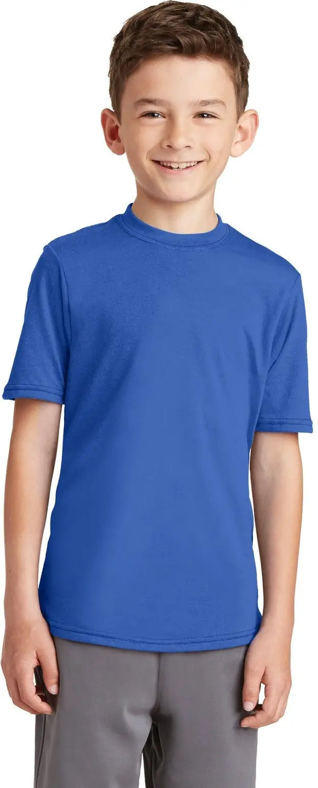 Port & Company Pc381y co Youth Performance Blend Tee - True Royal - Xs