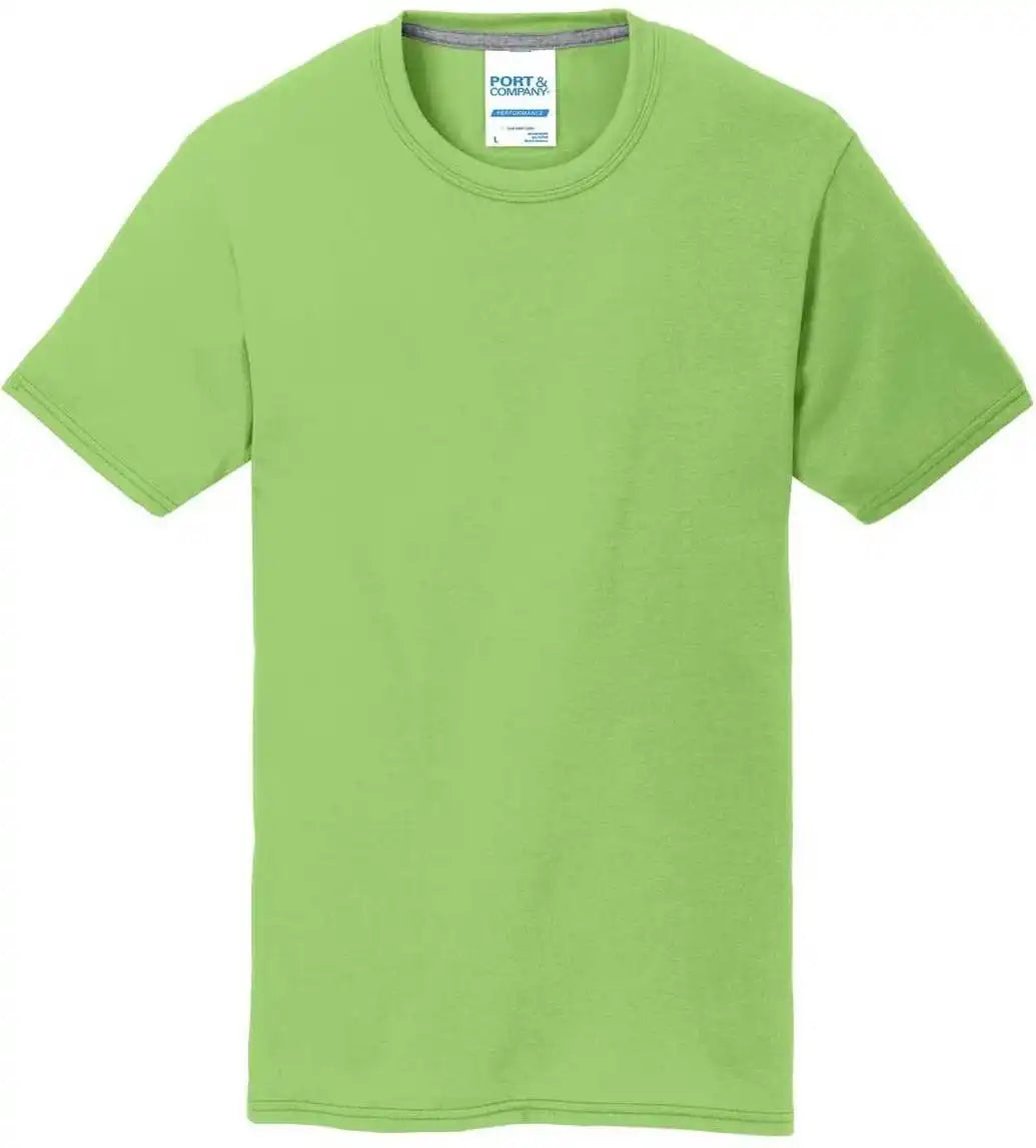 Port &amp; Company Pc381y Youth Performance Blend Tee - Lime