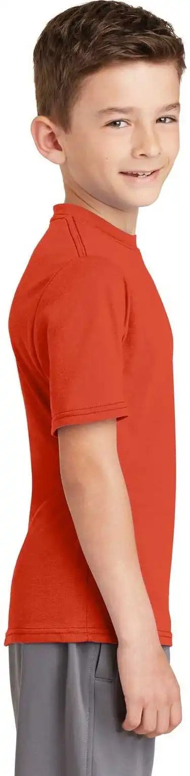 Port &amp; Company Pc381y Youth Performance Blend Tee - Orange