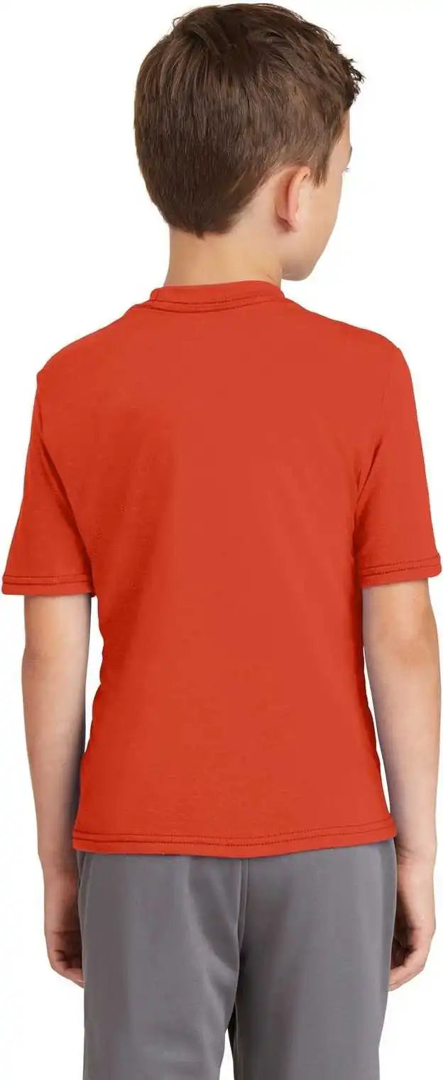 Port & Company Pc381y Youth Performance Blend Tee - Orange