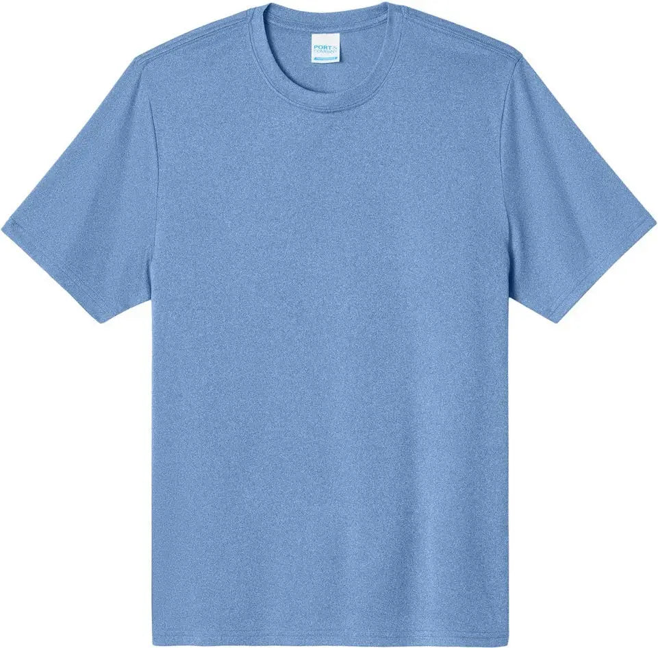 Port & Company Pc390 co Heather Performance Tee - Carolina Blue