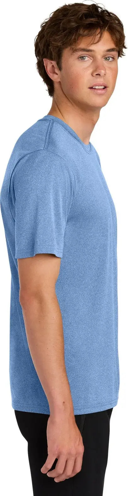 Port & Company Pc390 co Heather Performance Tee - Carolina Blue
