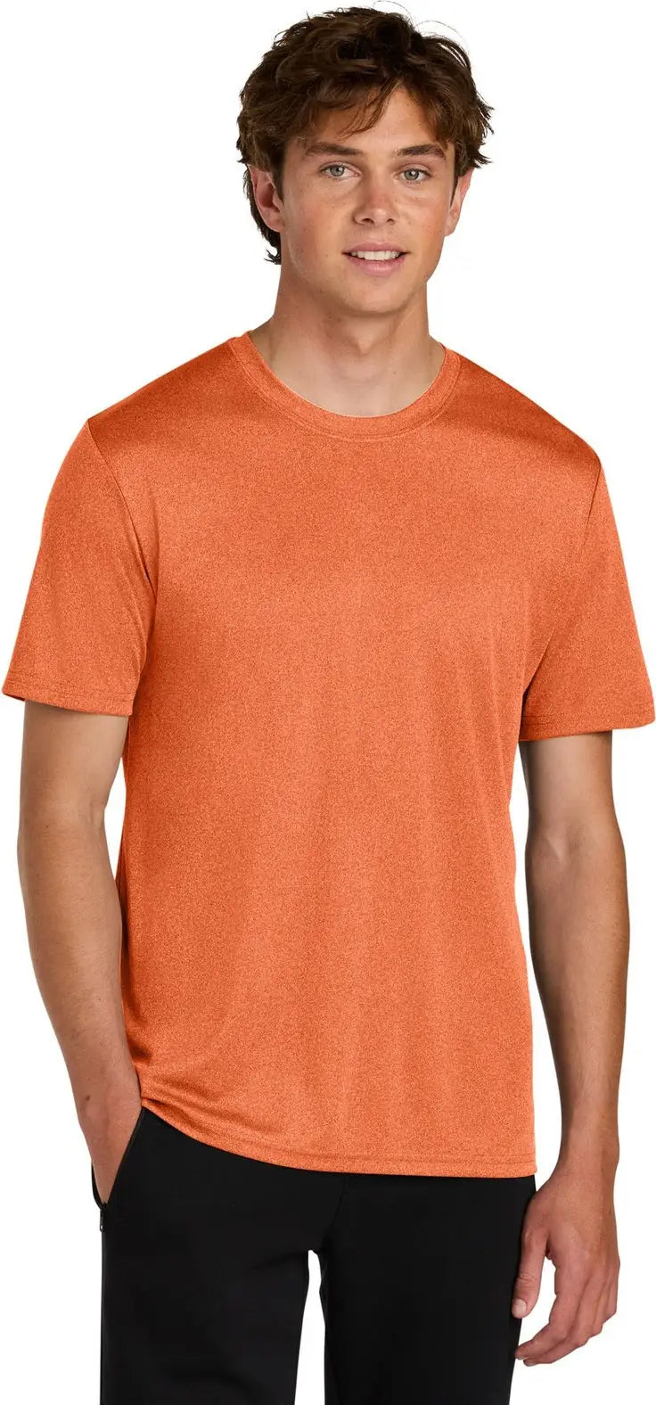 Port & Company Pc390 co Heather Performance Tee - Deep Orange - Adult s