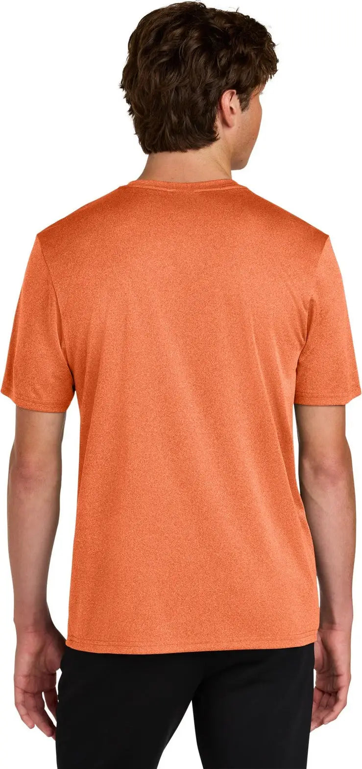 Port & Company Pc390 co Heather Performance Tee - Deep Orange