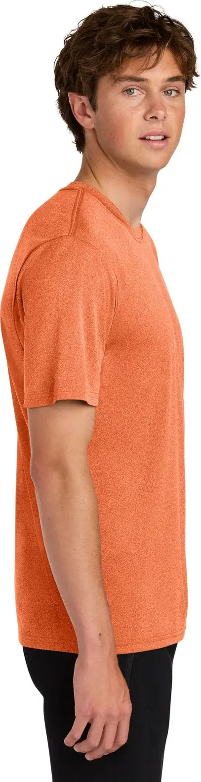 Port & Company Pc390 co Heather Performance Tee - Deep Orange