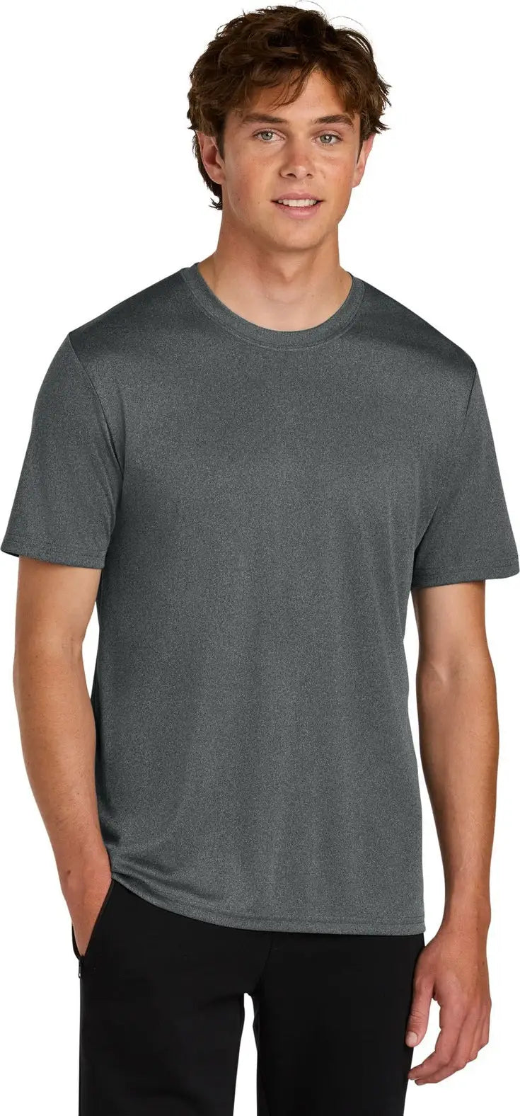 Port & Company Pc390 co Heather Performance Tee - Metal Gray - Adult s