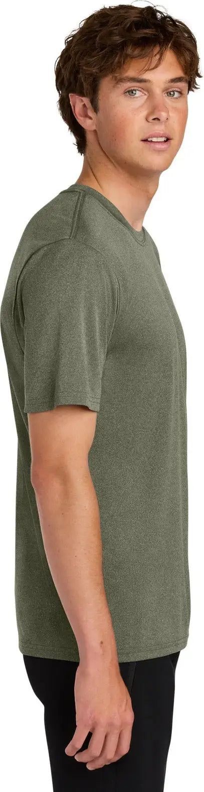 Port & Company Pc390 co Heather Performance Tee - Olive Drab Green