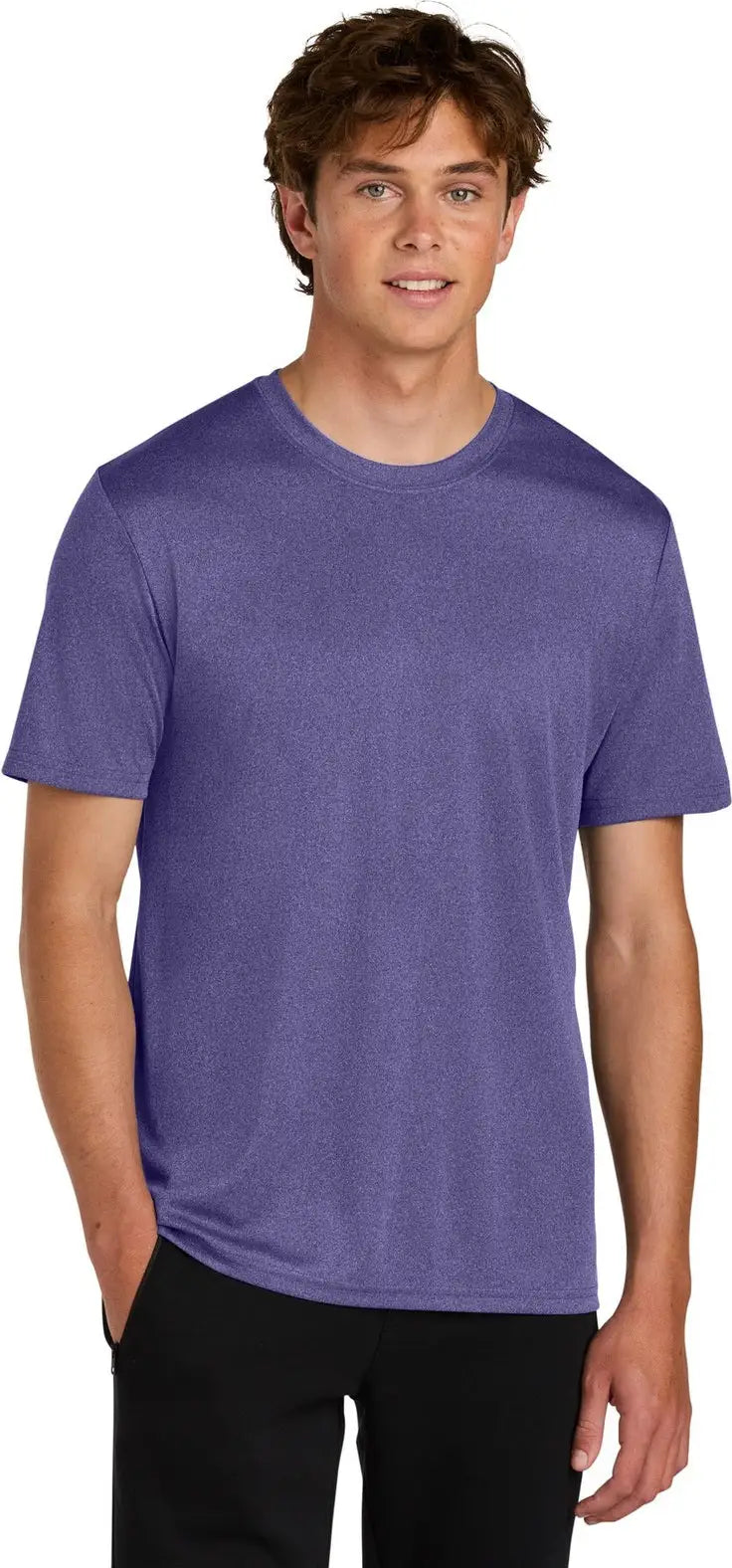Port & Company Pc390 co Heather Performance Tee - Team Purple - Adult s
