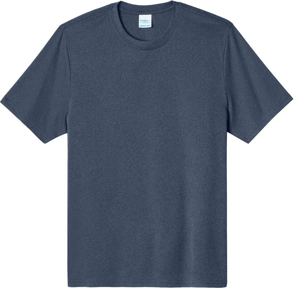 Port & Company Pc390 co Heather Performance Tee - True Navy