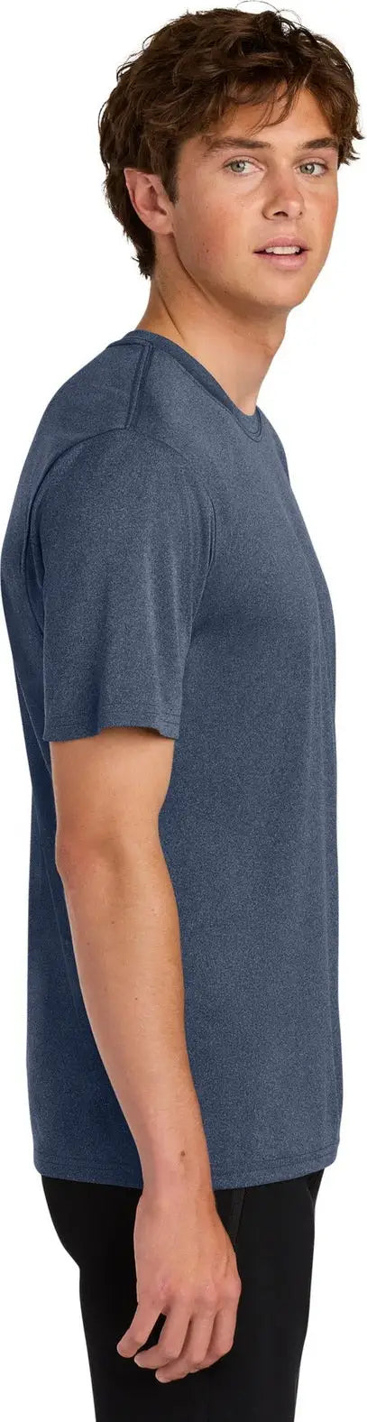 Port & Company Pc390 co Heather Performance Tee - True Navy