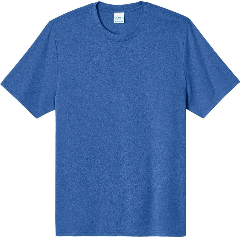 Port & Company Pc390 co Heather Performance Tee - True Royal