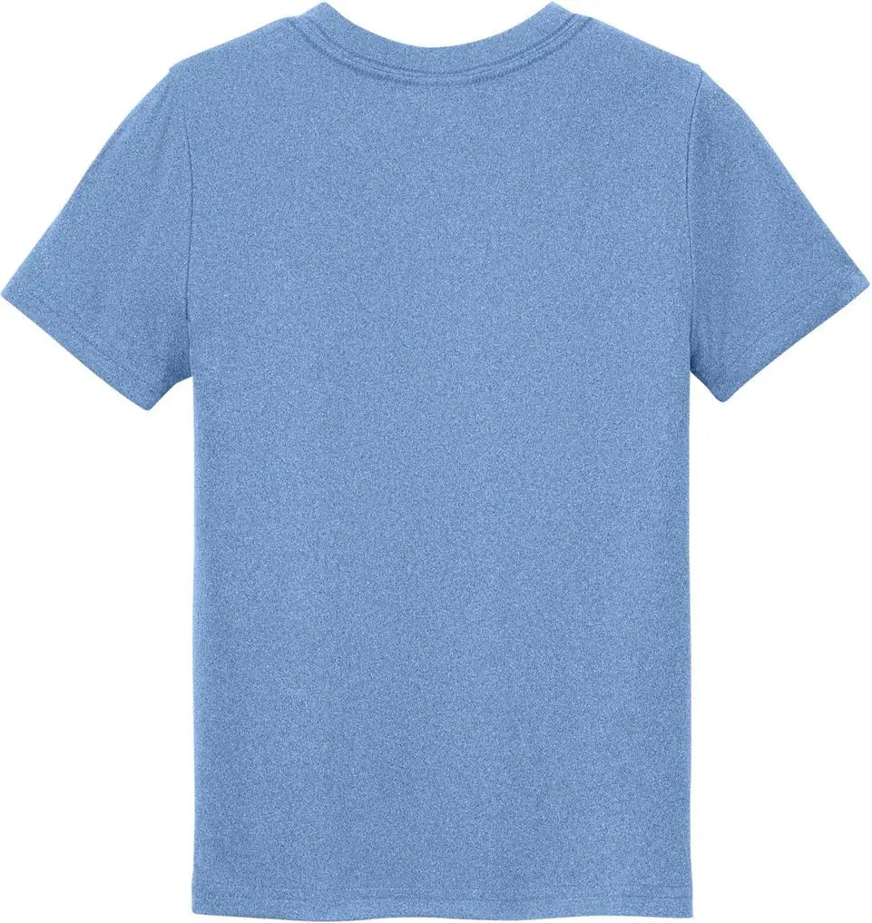 Port & Company Pc390y co Youth Heather Performance Tee - Carolina Blue - Xs