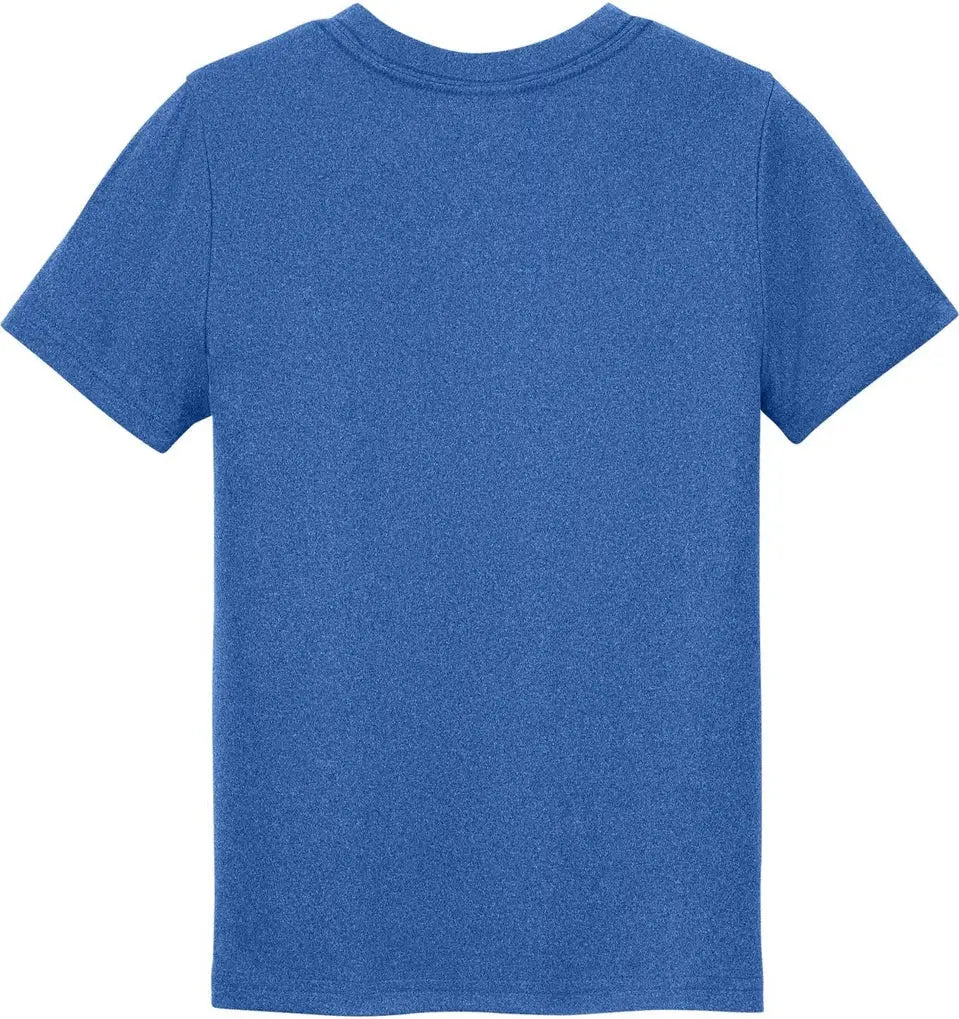 Port & Company Pc390y co Youth Heather Performance Tee - True Royal