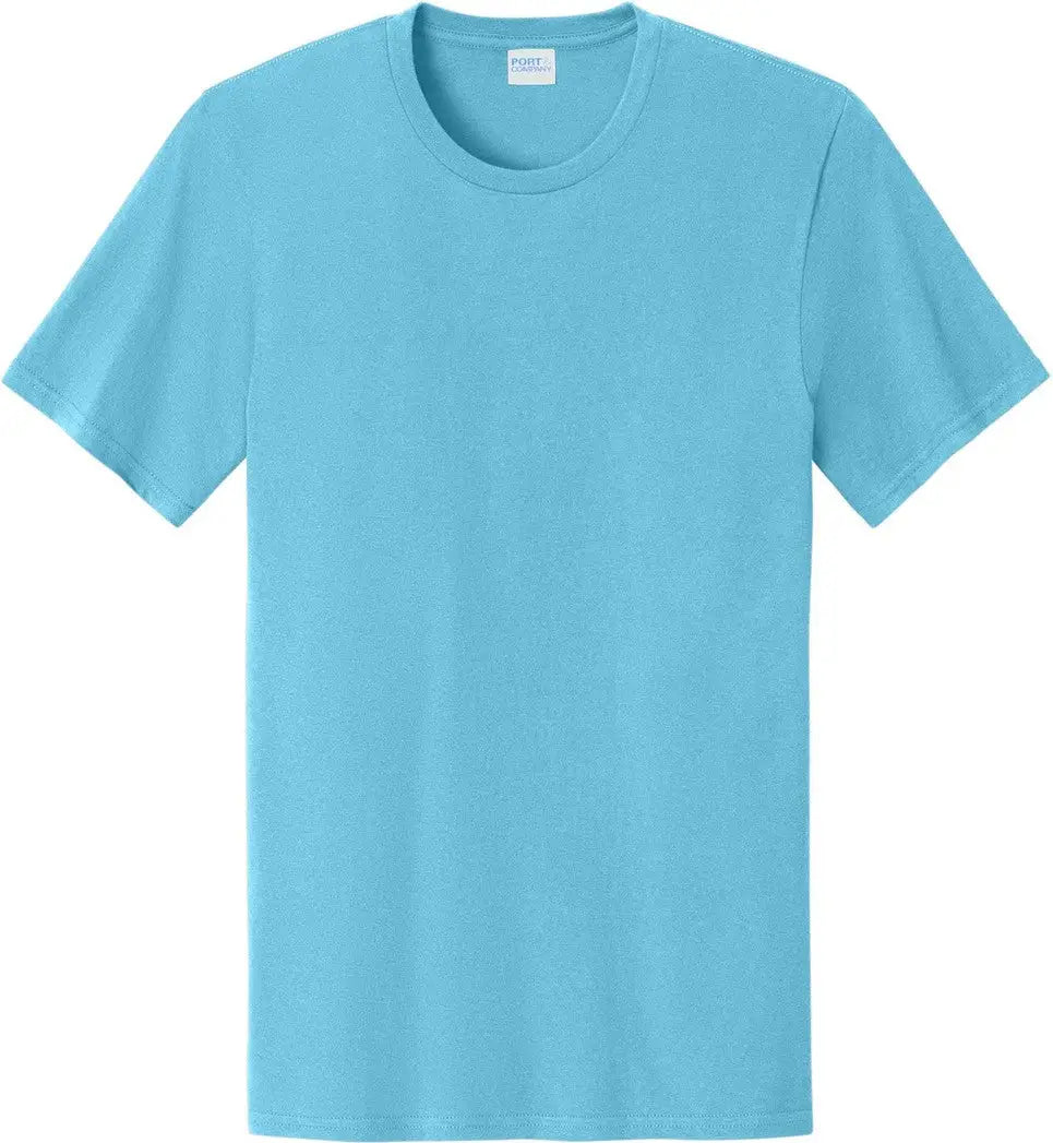 Port & Company Pc43 co Easy Cotton Tee - Aquatic Blue