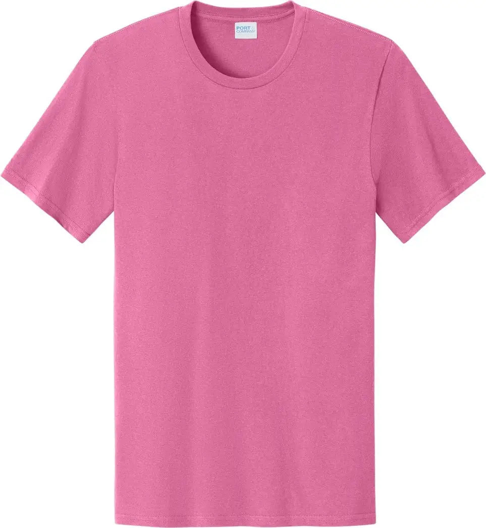 Port & Company Pc43 co Easy Cotton Tee - Awareness Pink - Adult s