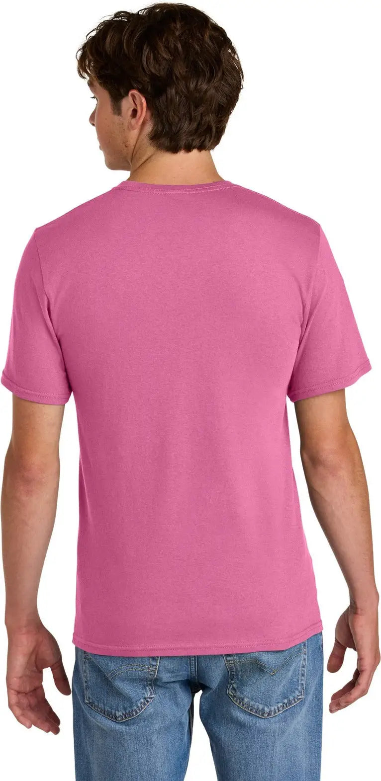 Port & Company Pc43 co Easy Cotton Tee - Awareness Pink