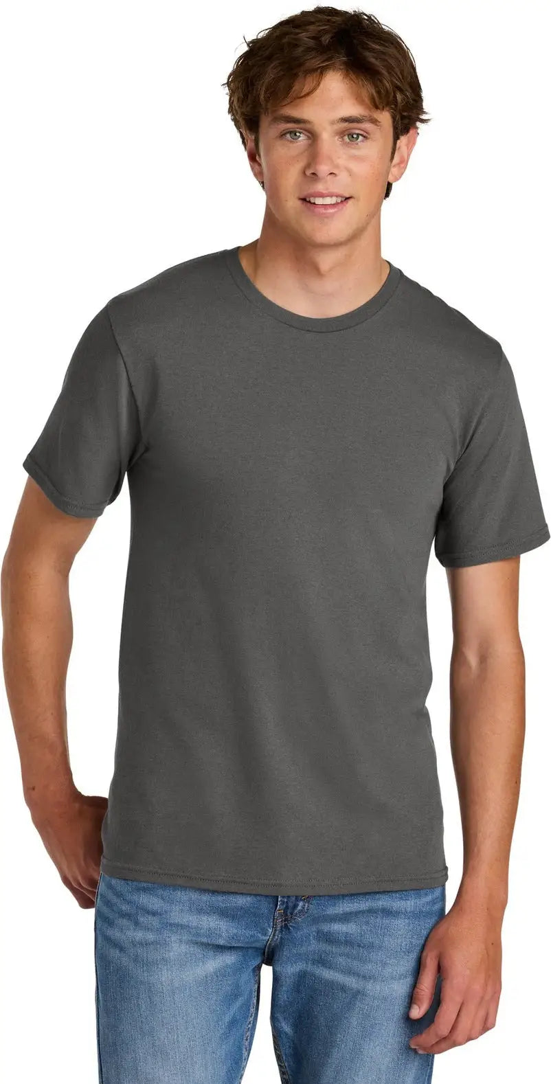 Port & Company Pc43 co Easy Cotton Tee - Charcoal