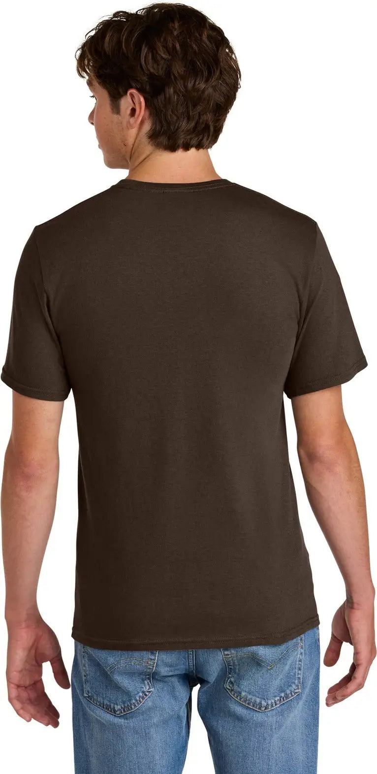 Port & Company Pc43 co Easy Cotton Tee - Dark Chocolate Brown