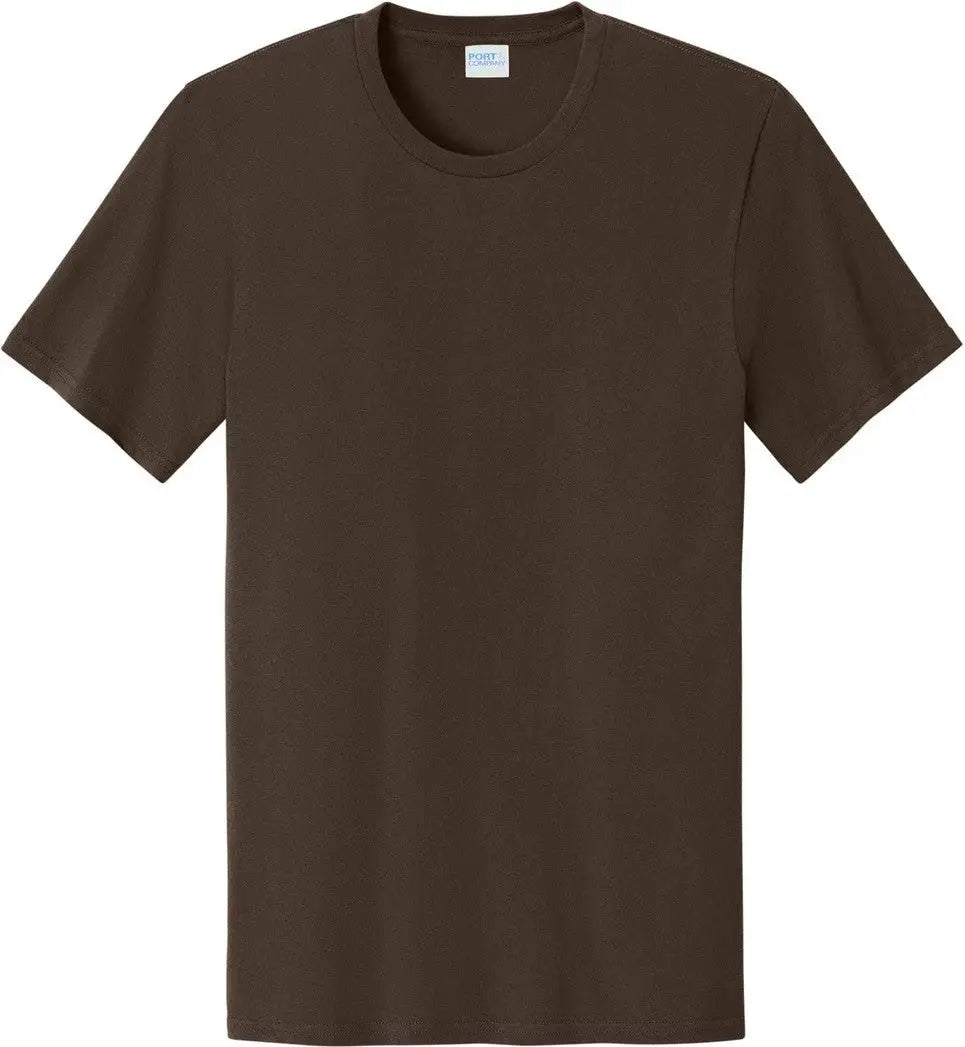 Port & Company Pc43 co Easy Cotton Tee - Dark Chocolate Brown