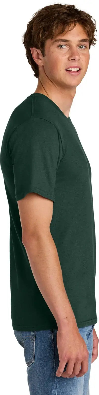 Port & Company Pc43 co Easy Cotton Tee - Dark Green