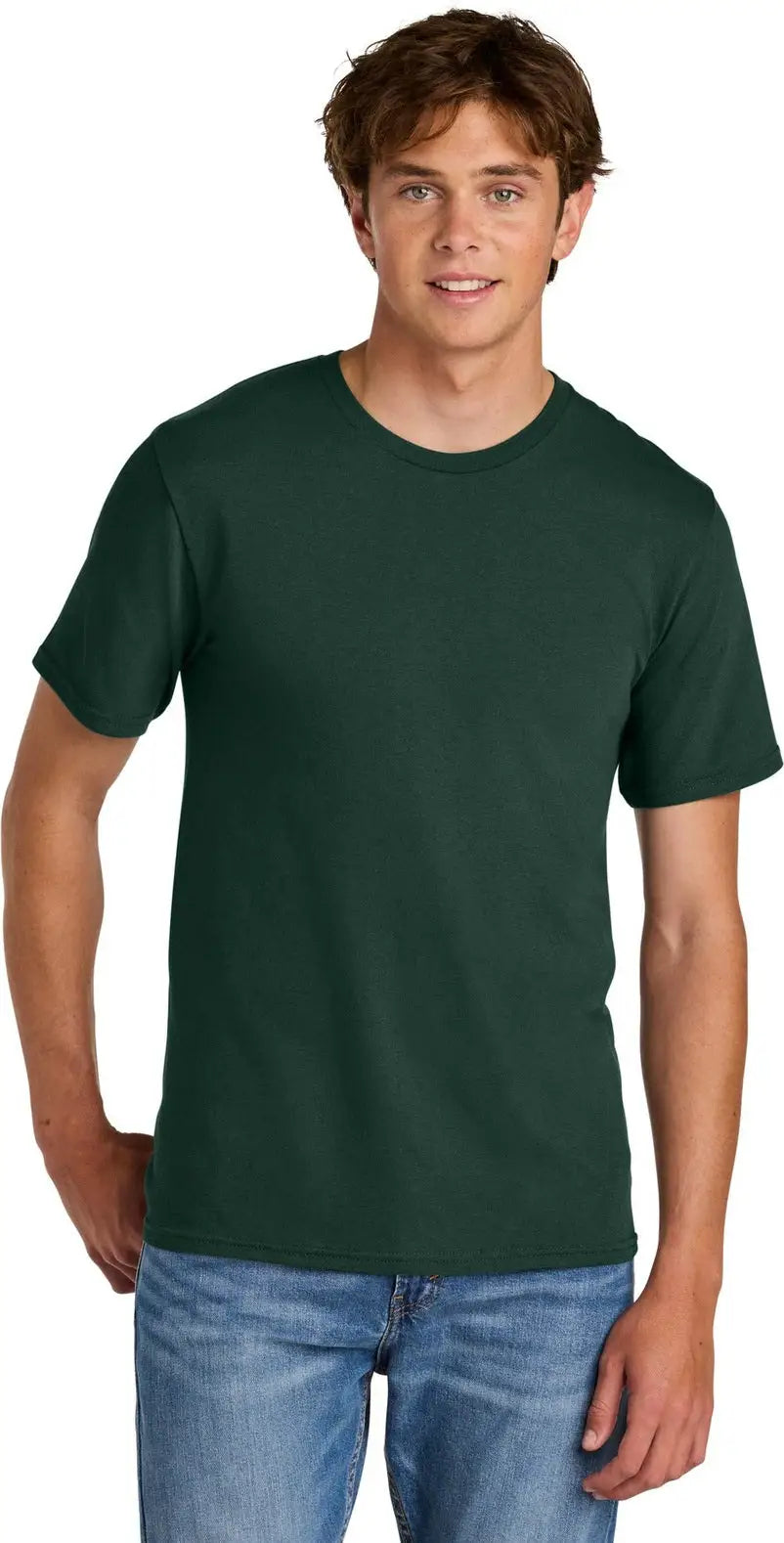 Port & Company Pc43 co Easy Cotton Tee - Dark Green