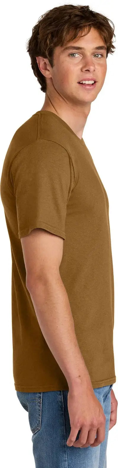 Port & Company Pc43 co Easy Cotton Tee - Duck Brown
