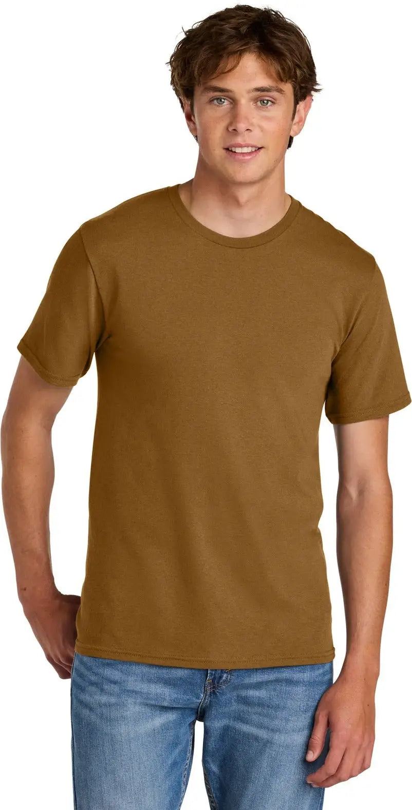Port & Company Pc43 co Easy Cotton Tee - Duck Brown