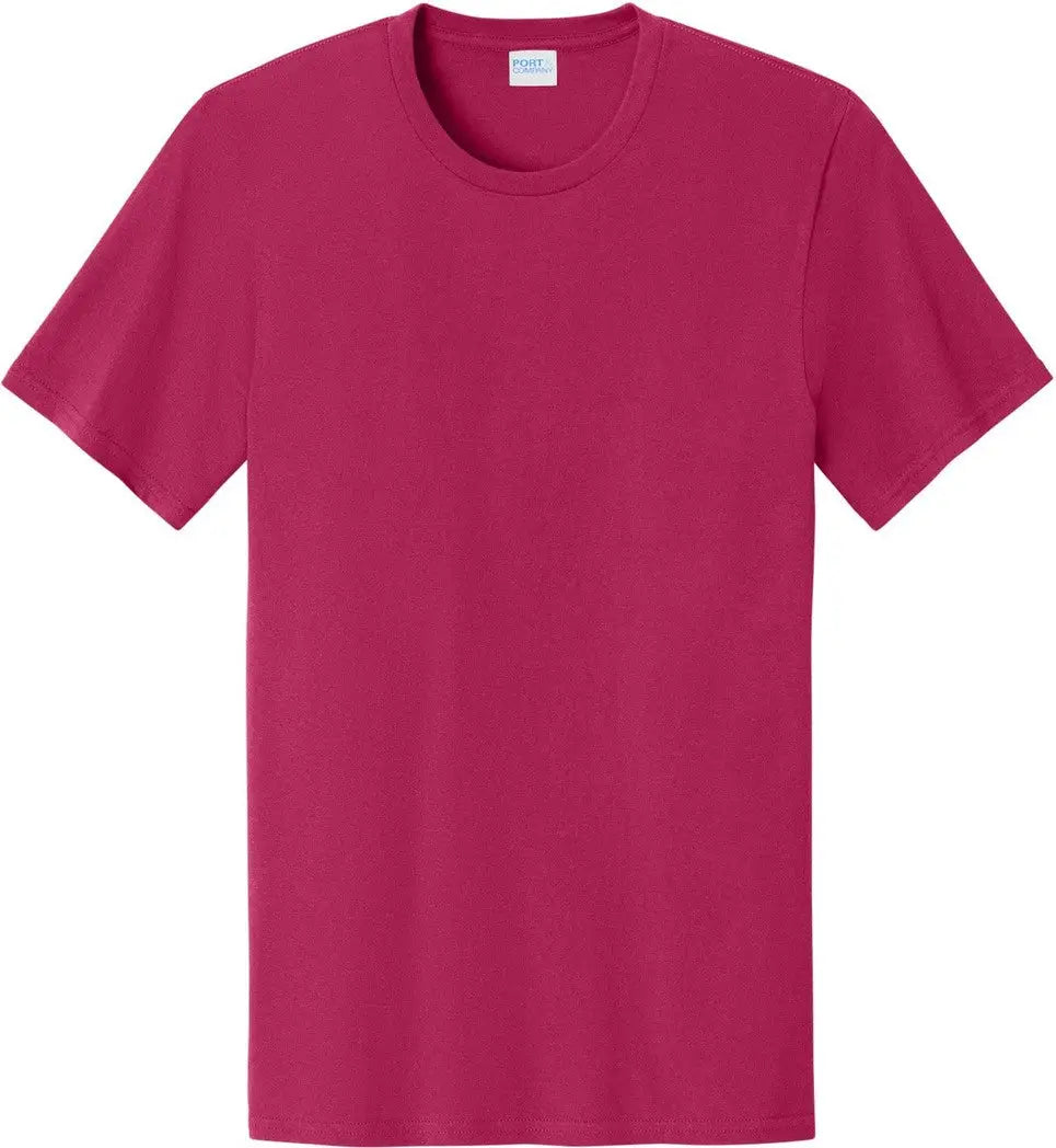 Port & Company Pc43 co Easy Cotton Tee - Flush Pink - Adult s