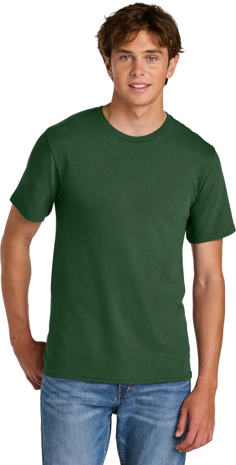 Port & Company Pc43 co Easy Cotton Tee - Forest Green