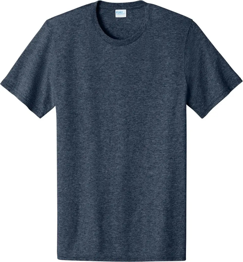 Port & Company Pc43 co Easy Cotton Tee - Heather Navy